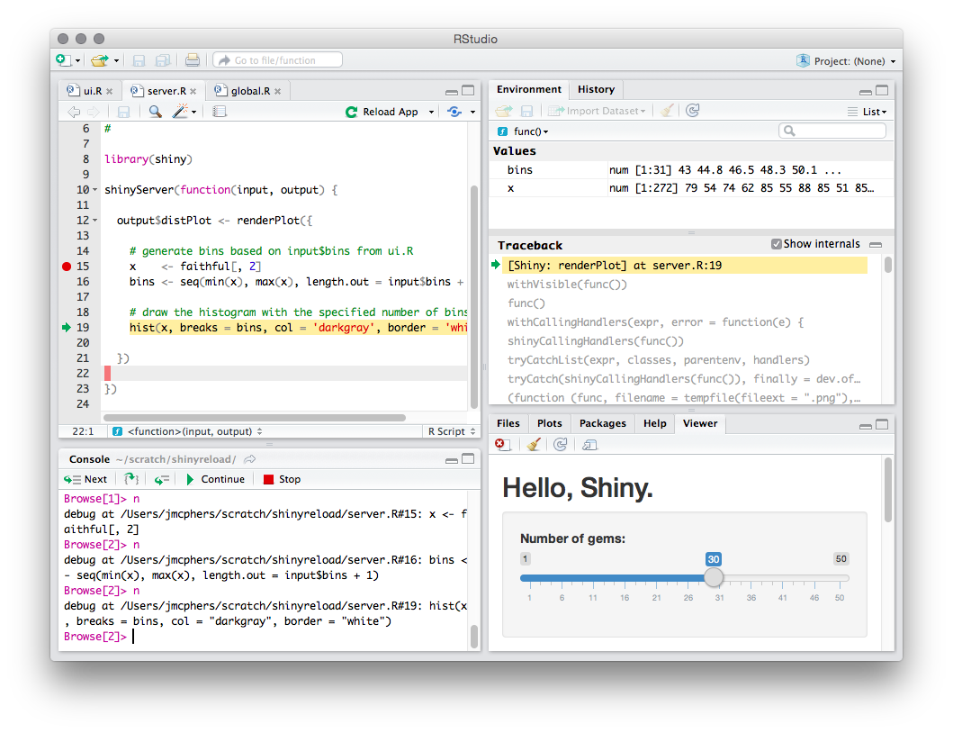 Debugging with the RStudio IDE – RStudio Support